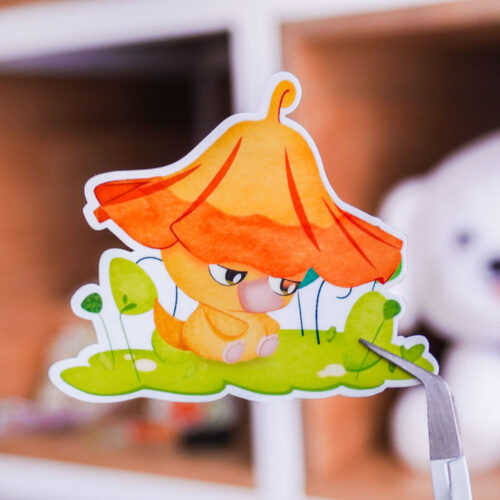 Duck With Flower Hat Sticker