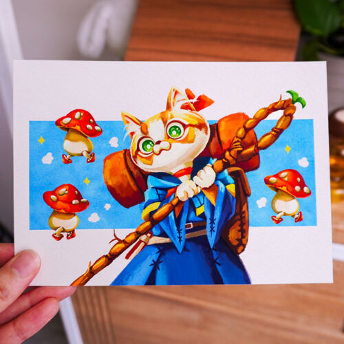 Marcille The Cat Print